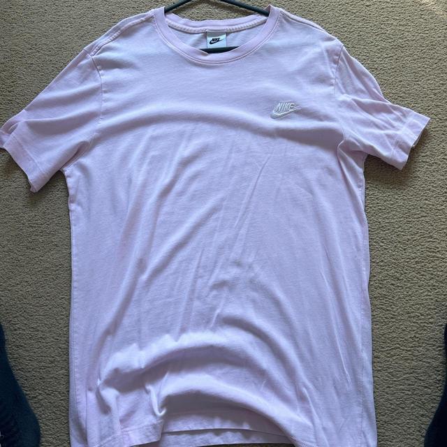 Nike Men's T-shirt - Pink - M on Productcaster.