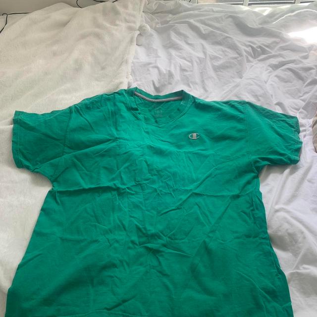 Champion Men's T-shirt - Green - XL on Productcaster.