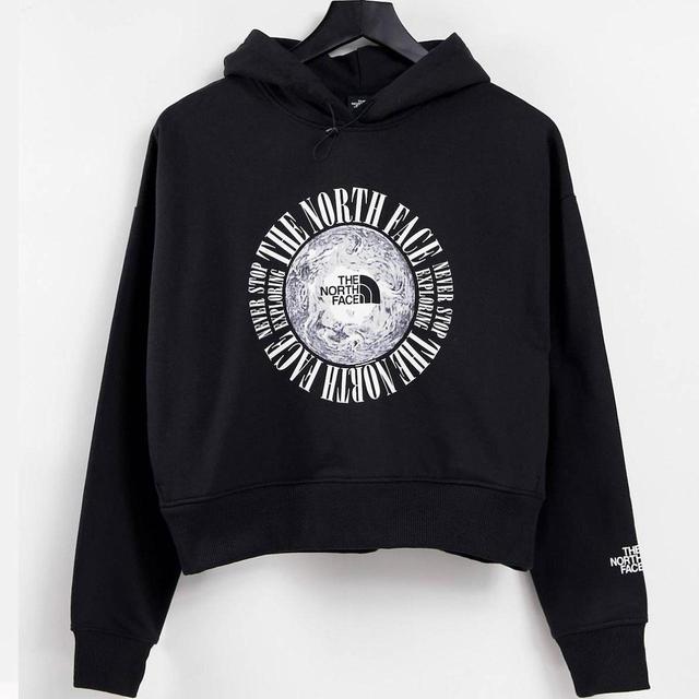 The North Face Women's Hoodie - Black/White - S on Productcaster.