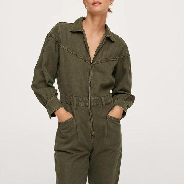 Mango Women's Jumpsuit - Green - S on Productcaster.