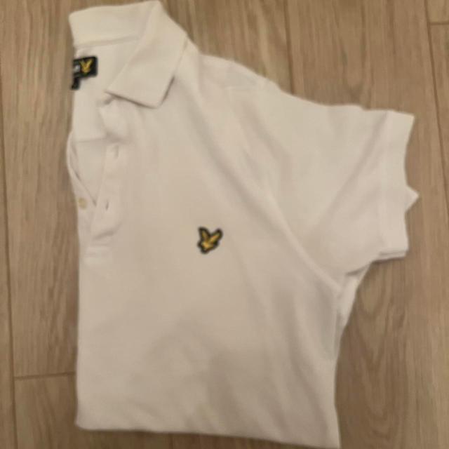 Lyle & Scott Men's Polo shirt - White - M on Productcaster.