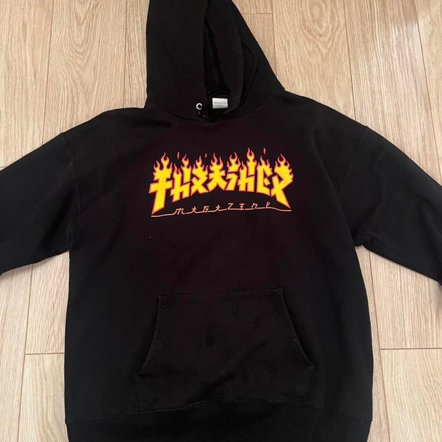 Thrasher Men's Hoodie - Black - M on Productcaster.