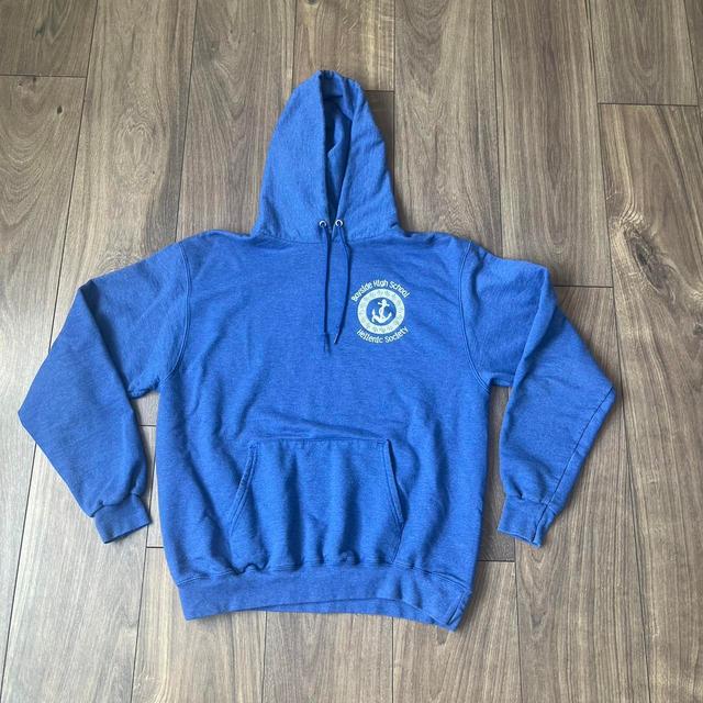 Champion Men's Hoodie - Blue - L on Productcaster.