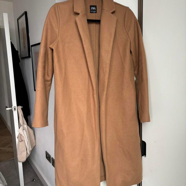 Zara Women's Coat - Tan/Brown - UK 8 on Productcaster.