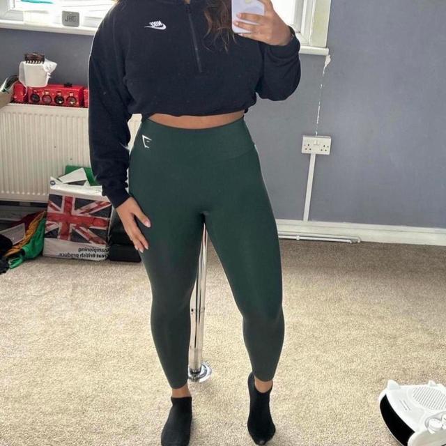 Gymshark Women's Leggings - Green - S on Productcaster.