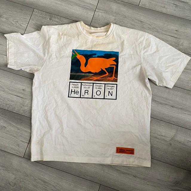 Heron Preston Men's T-shirt - White - L on Productcaster.