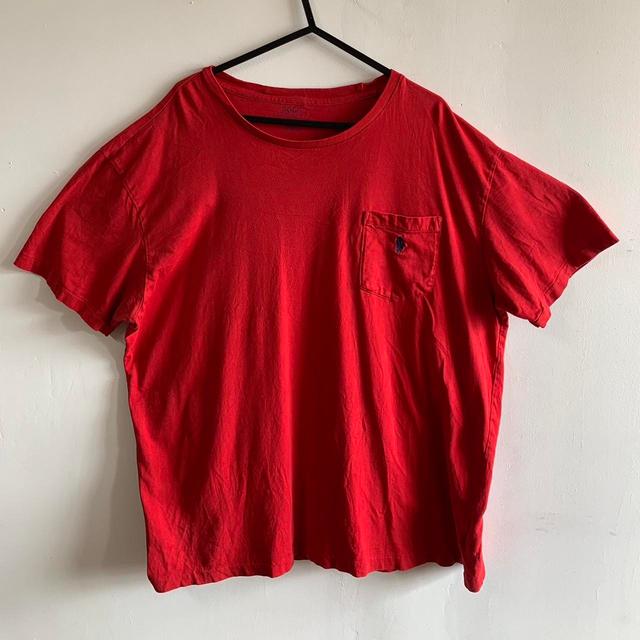 Ralph Lauren Men's T-shirt - Red - L on Productcaster.