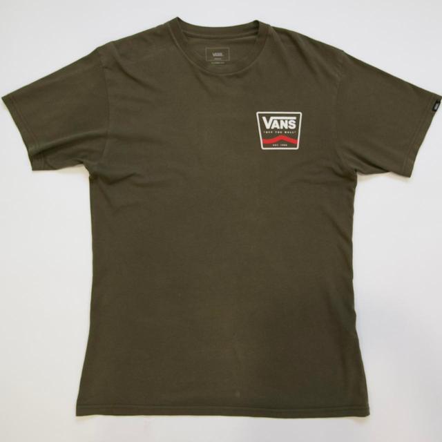 Vans Men's T-shirt - Khaki - M on Productcaster.