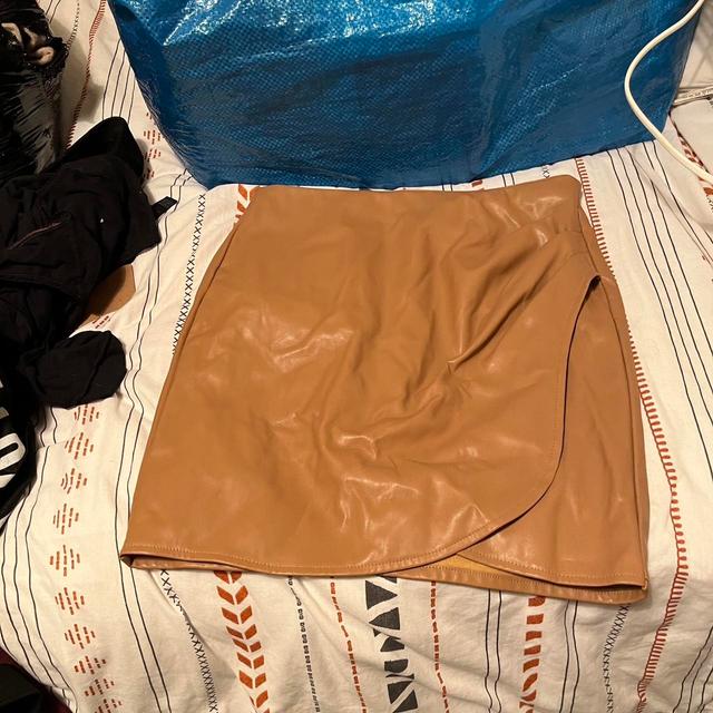 Primark Women's Skirt - Tan/Brown - UK 10 on Productcaster.