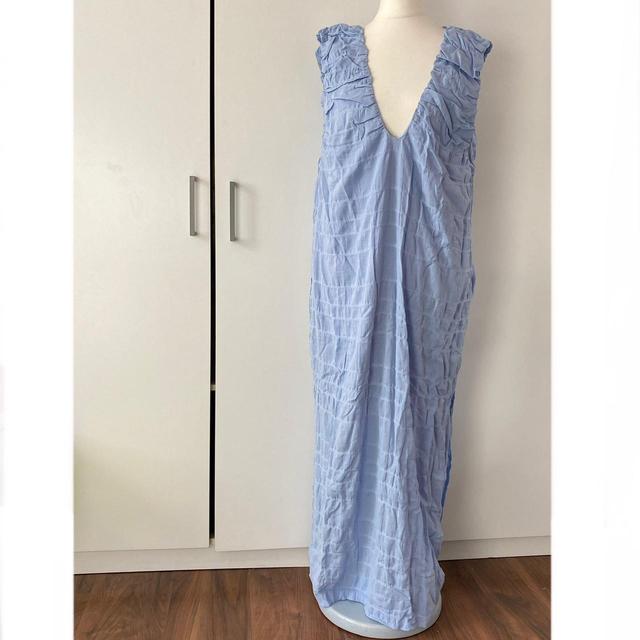 Free People Women's Midi Dress - Blue - S on Productcaster.