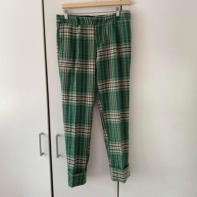 Free People Women's Trousers - Green - UK 4 on Productcaster.