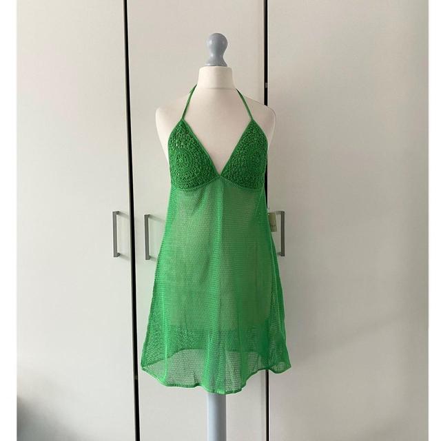 Free People Women's A-line Dress - Green - S on Productcaster.