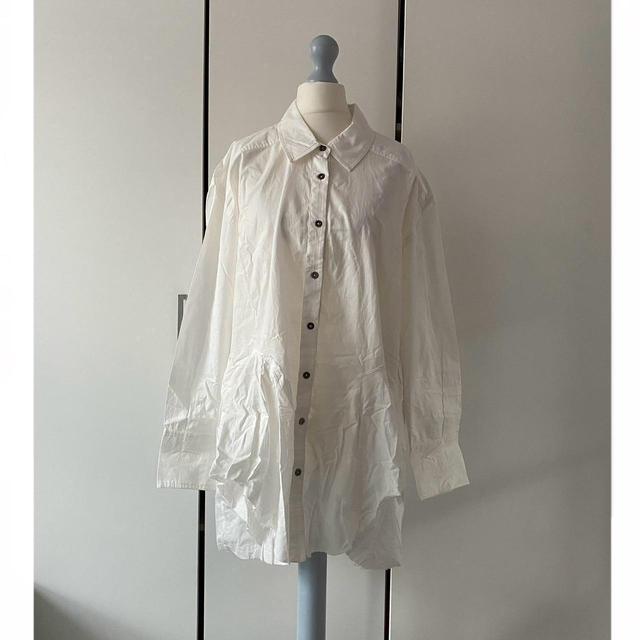 Free People Women's Shirt - White - XS on Productcaster.