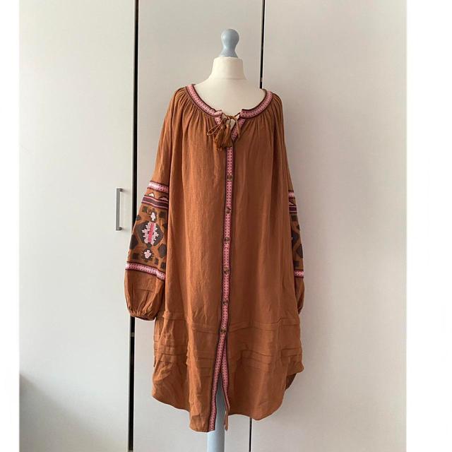 Free People Women's Top - Brown - M on Productcaster.