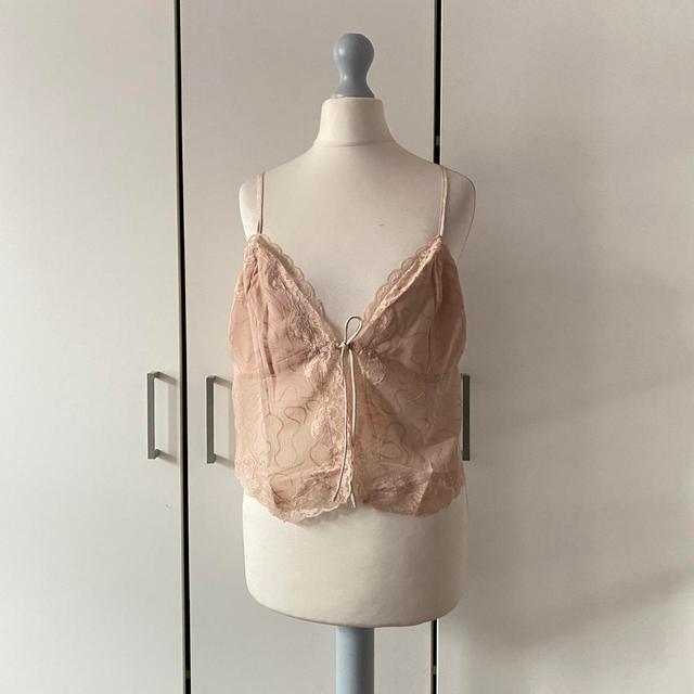 Urban Outfitters Women's Vest - Pink/Tan - XL on Productcaster.