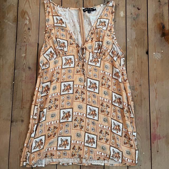 Motel Women's Dress - Orange/Multi - XXL on Productcaster.