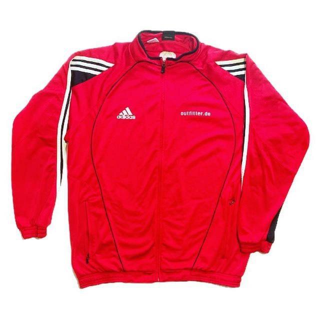 Adidas Men's Lightweight Jacket - Red - XL on Productcaster.