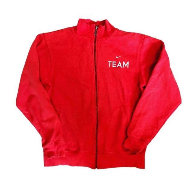 Nike Men's Lightweight Jacket - Red/White - M on Productcaster.