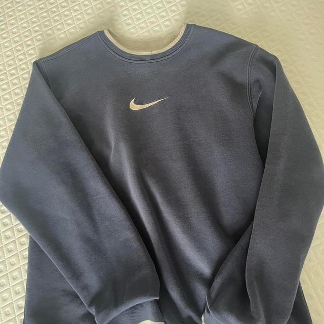 Nike Women's Sweatshirt - Navy - M on Productcaster.