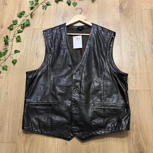 Vintage Men's Gilet - Black - XXL on Productcaster.