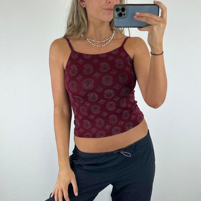 Women's Crop top - Burgundy - 8 on Productcaster.