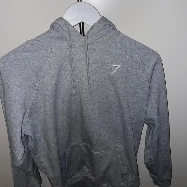 Gymshark Men's Hoodie - Grey - S on Productcaster.