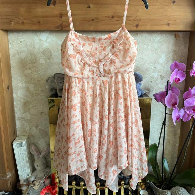 Motel Women's Dress - Pink/Orange - S on Productcaster.