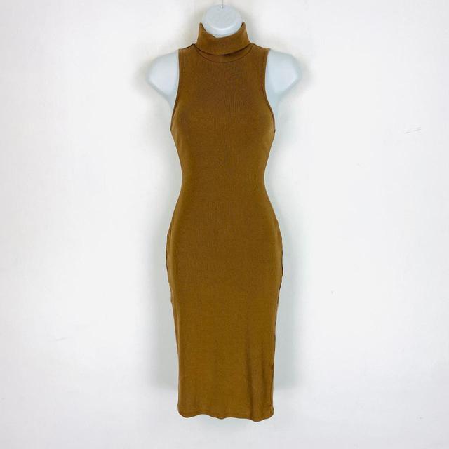 Zara Women's Midi Dress - Brown - 10 on Productcaster.