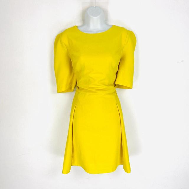 River Island Women's Midi Dress - Yellow - 16 on Productcaster.