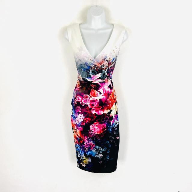 Women's Going out Dress - White/Multi - 12 on Productcaster.