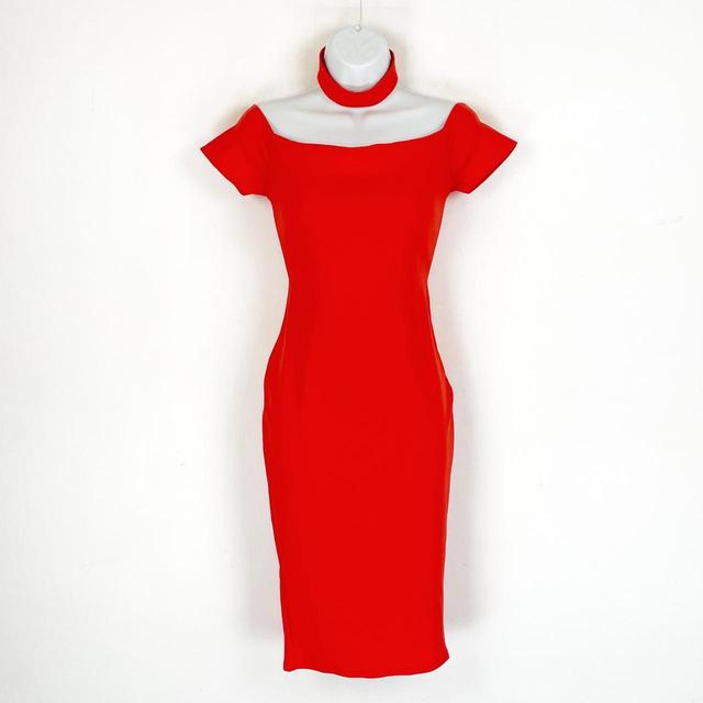 Boohoo Women's Midi Dress - Red - 10 on Productcaster.