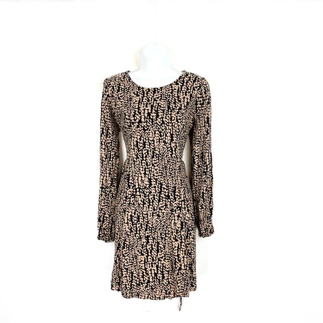 New Look Women's Midi Dress - Black/Tan - 12 on Productcaster.