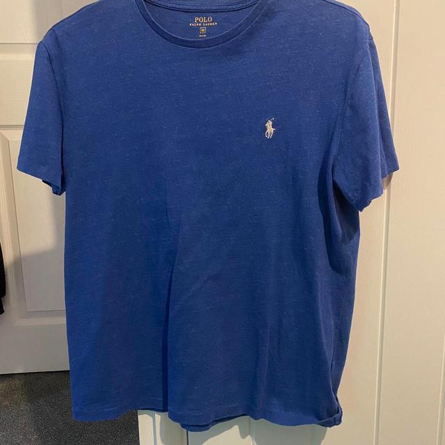 Polo Ralph Lauren Men's T-shirt - Blue - M on Productcaster.