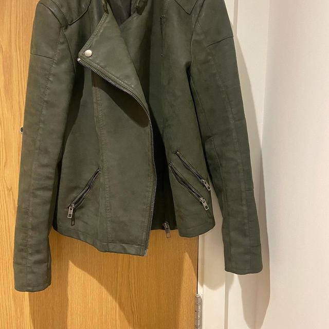 ONLY Women's Polyester Jacket - Khaki/Green - UK 10 on Productcaster.