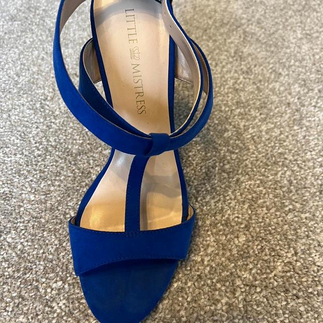 Little Mistress Women's Sandals - Blue - UK 5 on Productcaster.