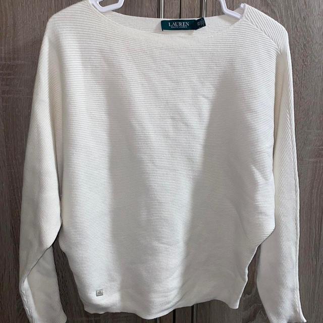 Ralph Lauren Women's Jumper - Cream/White - S on Productcaster.