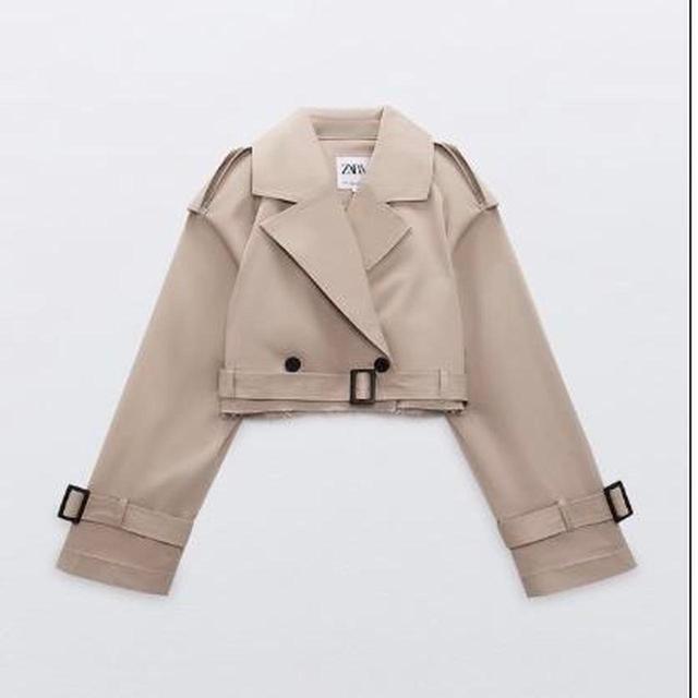 Zara Women's Trench - Cream/Tan - S on Productcaster.