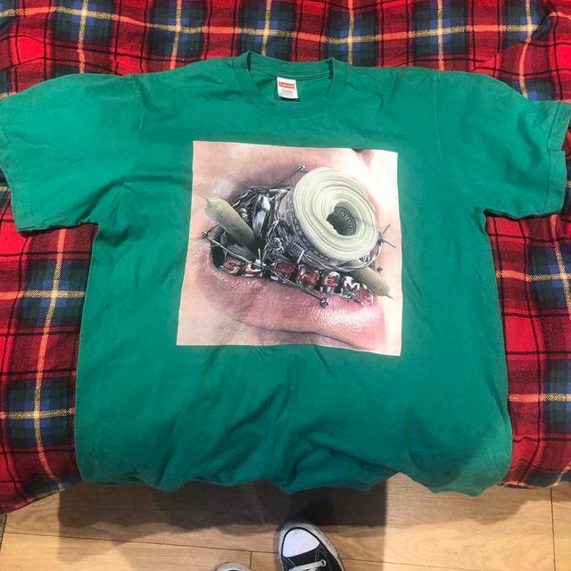 Supreme Men's T-shirt - Multi/Green - L on Productcaster.