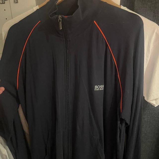 Hugo Boss Men's Lightweight Jacket - Navy/Orange - XXL on Productcaster.