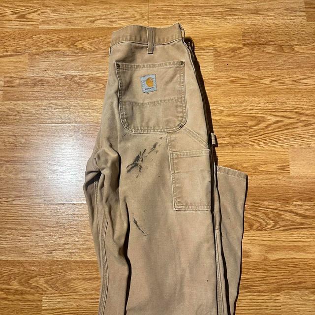 Carhartt Men's Trousers - Tan/Brown - 34" on Productcaster.