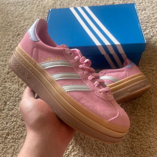 Adidas Women's Trainers - Pink/Silver - UK 5.5 on Productcaster.