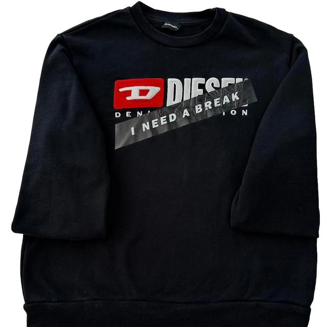 Diesel Women's Sweatshirt - Black - 10 on Productcaster.