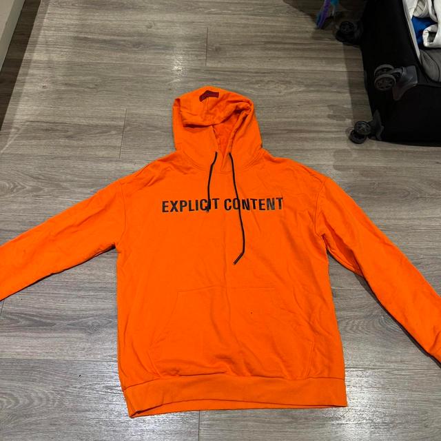 Men's Hoodie - Orange - L on Productcaster.