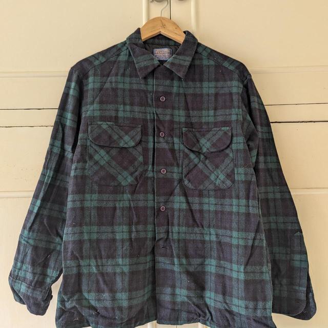 Pendleton Men's Shirt - Navy/Multi - L on Productcaster.