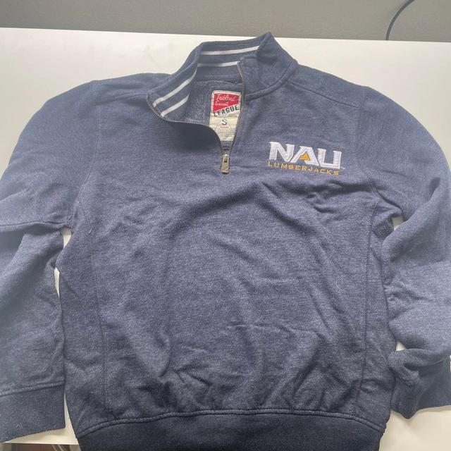 Men's Sweatshirt - Navy - S on Productcaster.