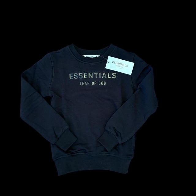 Essentials Kids' Sweatshirt - Navy - 14 years on Productcaster.