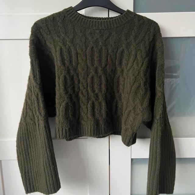 Topshop Women's Jumper - Green/Khaki - 6 on Productcaster.