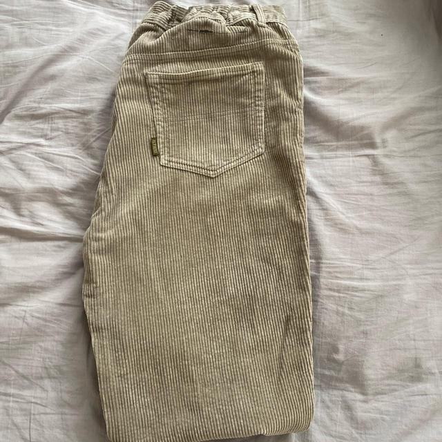 Vintage Men's Straight leg Trousers - Tan - M on Productcaster.