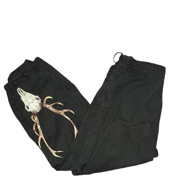 Maharishi Men's Embroidered Trousers - Black - M on Productcaster.