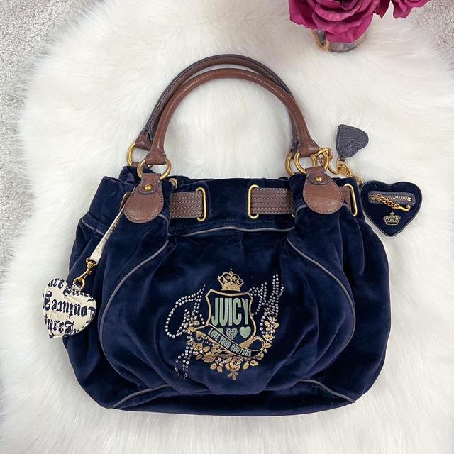 Juicy Couture Women's Tote bags - Navy on Productcaster.